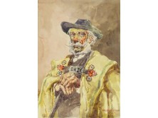 Wallburg Egon : Öreg juhász 1934