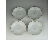 Virágmintás Herendi porcelán kistányér 4 db