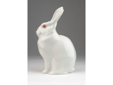 Régi Herendi porcelán nyúl nyuszi 13.5 cm