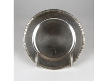 Régi jelzett 800-as ezüst tányér 190 g