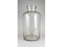 Régi hatalmas fújt dunsztosüveg 10 L 39 cm