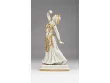 Antik Scheibe-Alsbach porcelán Salome figura