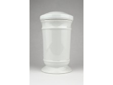 Régi nagyméretű porcelán patikaedény 16 cm