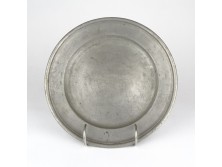 Antik jelzett óntányér 23 cm