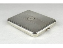 Régi ezüst cigaretta tárca dózni 130g