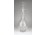Régi talpas csiszolt dugós üveg dekanter boros kínáló 23 cm