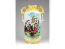 Antik szüreti porcelán amfóra 16.5 cm