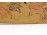 Antik népi eszköz faragott festett kézi vetélő 1853