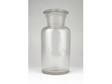 Régi dugós gyógyszertári 500 ml patika üveg