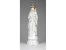 Antik Mária gyermekével porcelán figura 14.5 cm