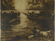 Komjáti-Wanyerka Gyula : "Viharos éjszaka" 1958