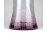 Művészi olasz design üveg lila fátyolüveg váza 17 cm