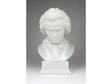 Régi Beethoven Herendi porcelán mellszobor 21.5 cm