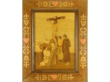 Kerezett Jézus intarziakép 38 x 30 cm
