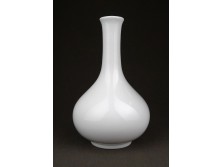 Hófehér Herendi porcelán váza 15.5 cm