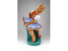 Art deco Komlós kerámia figura ~ 1930