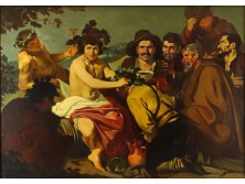 Diego Velazquez után : Bacchus diadala 70X100