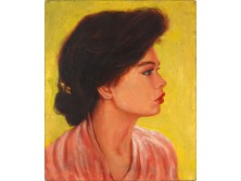 Gracza Ferenc : Női portré 1984
