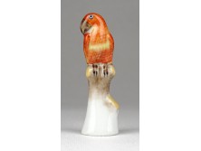 Régi kisméretű Herendi porcelán papagáj 7 cm