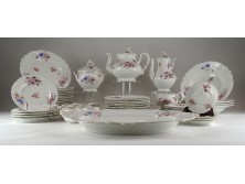 Antik Fischer Emil porcelán étkészlet 53 darab