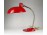 Bauhaus industrial design EAKV piros íróasztali lámpa