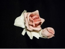 Régi porcelán ENS rózsa pár
