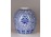 Jingdezhen kék fehér porcelán váza 24.5 cm