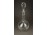 Régi maratott francia dugós italos üveg kínáló 29 cm