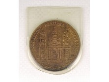 Szent István Bazilika bronz plakett 8.2 cm