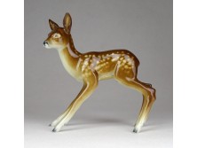 Metzler & Ortloff porcelán őz figura 12 cm