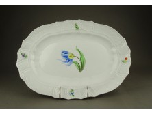 Régi Herendi porcelán tulipános pecsenyés tál 34 cm