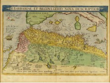 Abraham Ortelius : Földközi-tenger 1574