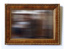 Antik ökörszemes fazettázott tükör 76 x 102 cm 1850 körüli darab