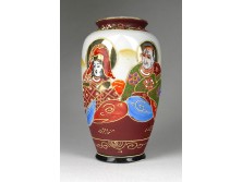 Régi japán Satsuma porcelán váza 12.5 cm