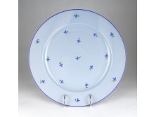 Régi ritka halványkék Herendi porcelán kínáló tál 30 cm 1946