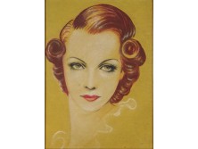 XX. századi európai festő : Art deco női portré