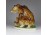 Lippelsdorf GDR porcelán medve család talapzaton