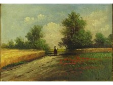 Ásványi Ferenc : Pipacsok mellett