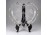 Szív alakú Waltherglas üveg asztalközép kínáló tál