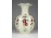 Vajszínű Zsolnay porcelán gerezdes váza virágváza 15 cm