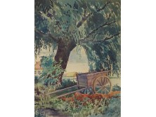 XX. századi magyar festő : Kordé a fűzfa alatt 1932