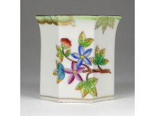 Viktória mintás jubileumi Herendi porcelán kaspó
