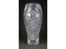 Gyönyörű nagyméretű kristály váza 30 cm