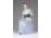 Jelzett Royal Dux porcelán fésülködő nő figura 15.5 cm