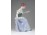 Jelzett Royal Dux porcelán fésülködő nő figura 15.5 cm