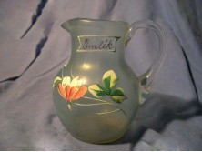 Antik üveg kis váza