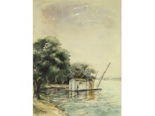 XX. századi festő : Halászhajó