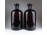 Régi nagyméretű barna gyógyszertári patika üveg 2 darab