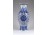 Kék-fehér keleti Jingdezhen porcelán váza 20 cm