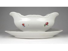 Régi Zsolnay porcelán szószos mártásos tál